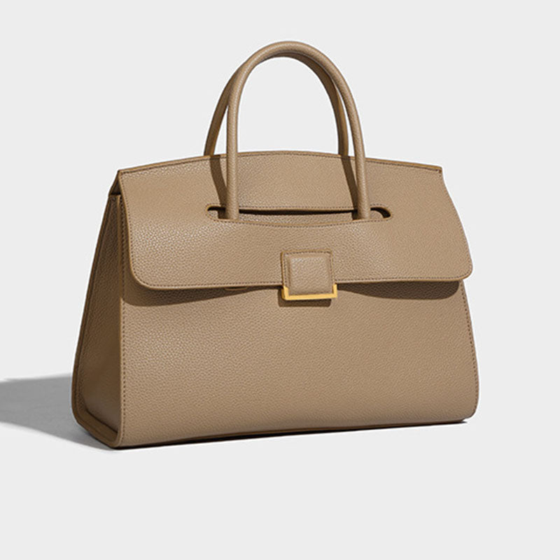 Luxury orange color fashion women handbag