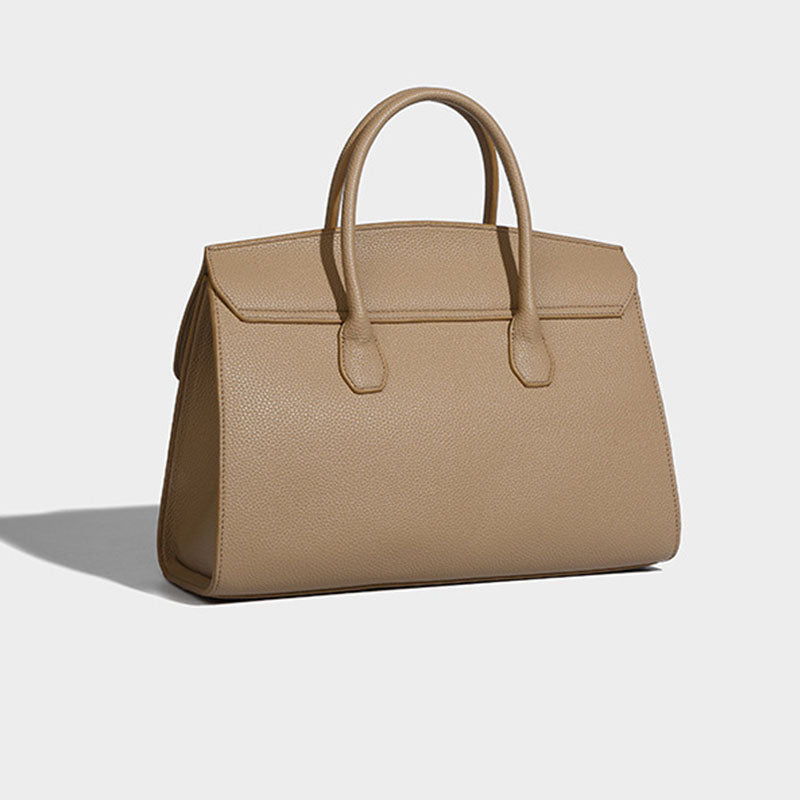 Luxury orange color fashion women handbag