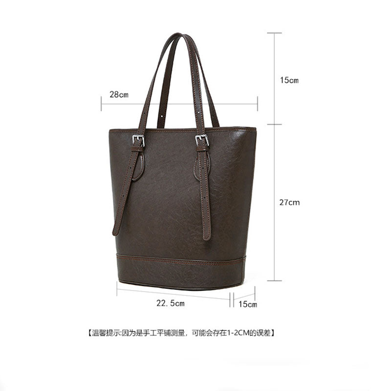 Luxury brand design women bucket bag with adjustable handle