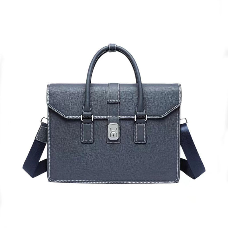 Fashion Luxury Design Business Men Briefcase with Laptop Pocket for Working Daily