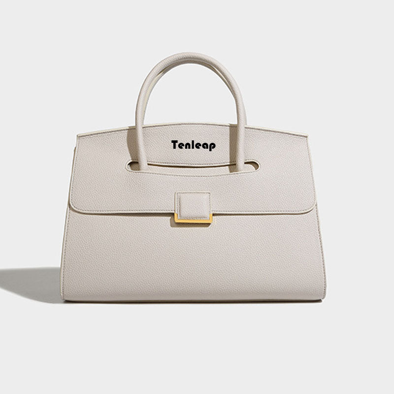 Luxury orange color fashion women handbag