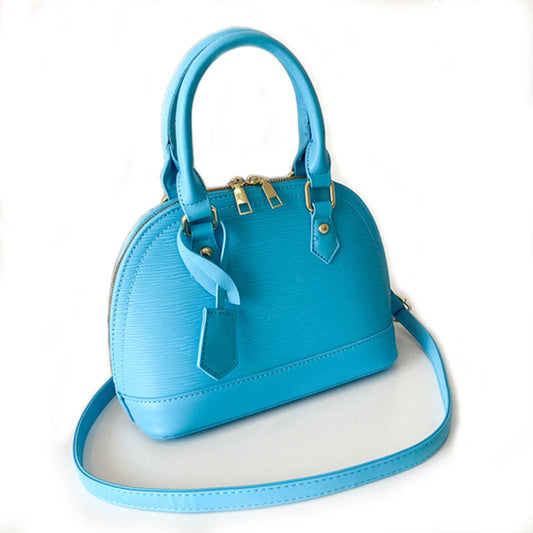 Candy Color Lady Bag Portable Shell Shape Satchel Handbag