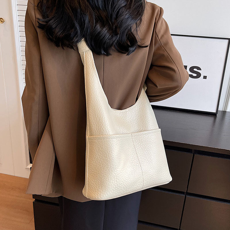 Leisure Style Luxury Design Soft Vegan Leather Women Handbag