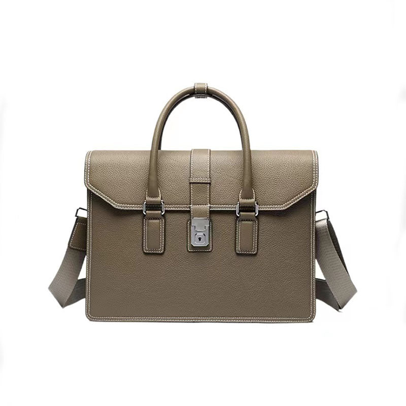 Fashion Luxury Design Business Men Briefcase with Laptop Pocket for Working Daily