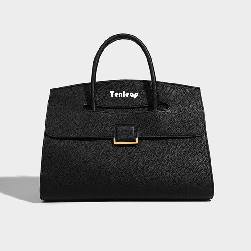 Luxury orange color fashion women handbag