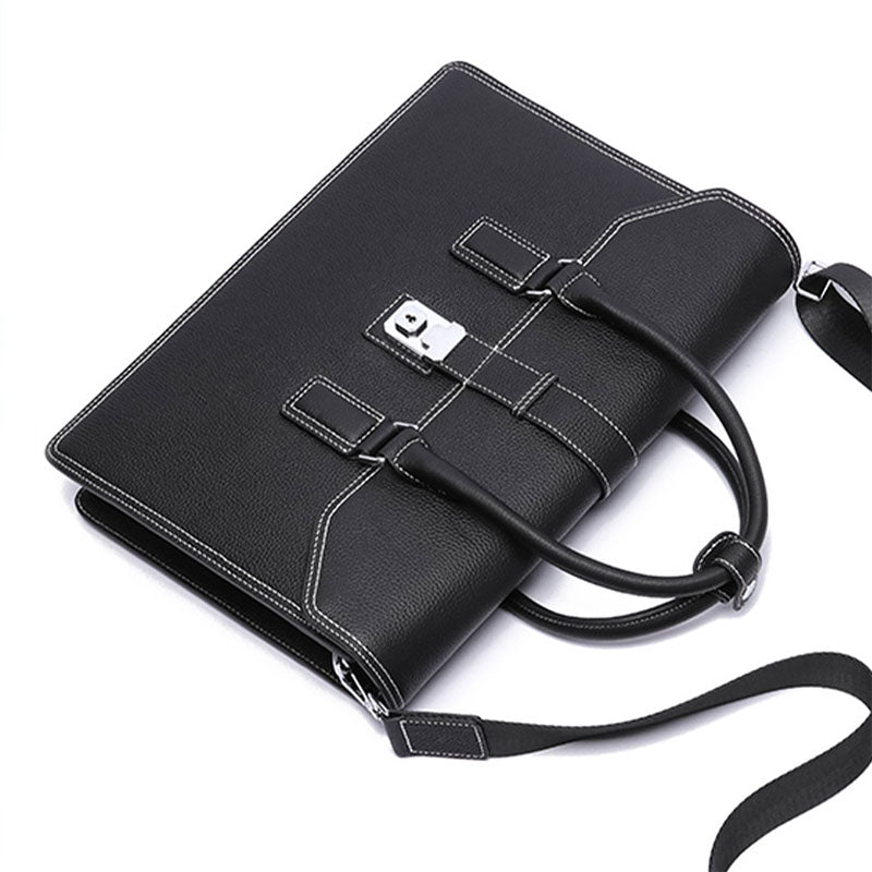 Fashion Luxury Design Business Men Briefcase with Laptop Pocket for Working Daily