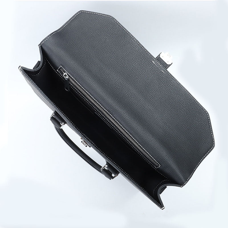 Fashion Luxury Design Business Men Briefcase with Laptop Pocket for Working Daily