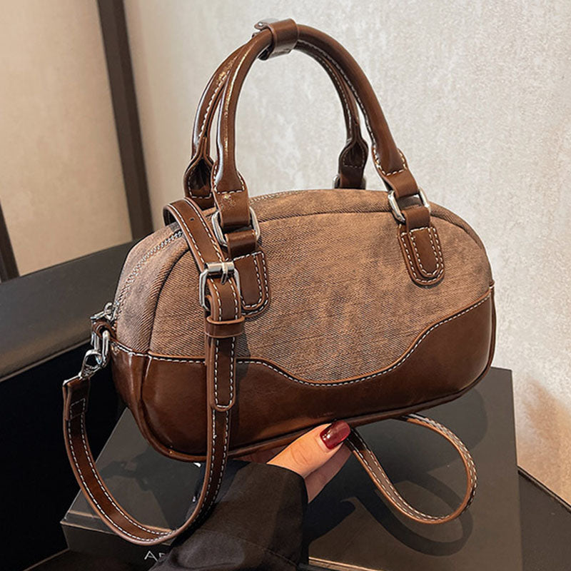 Fashion Design Women Pillow Handbag with Adjustable Long Strap
