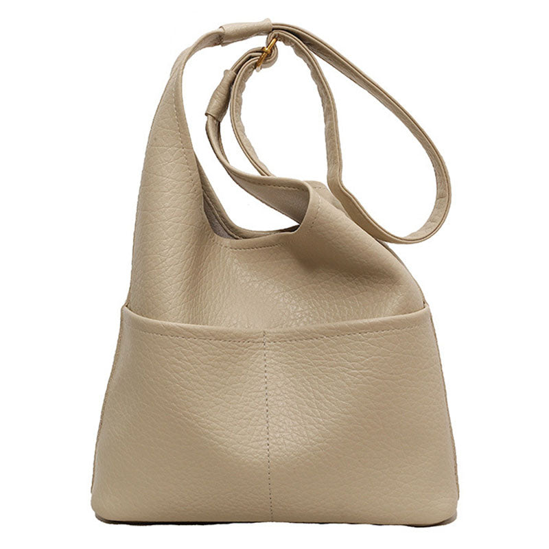 Leisure Style Luxury Design Soft Vegan Leather Women Handbag