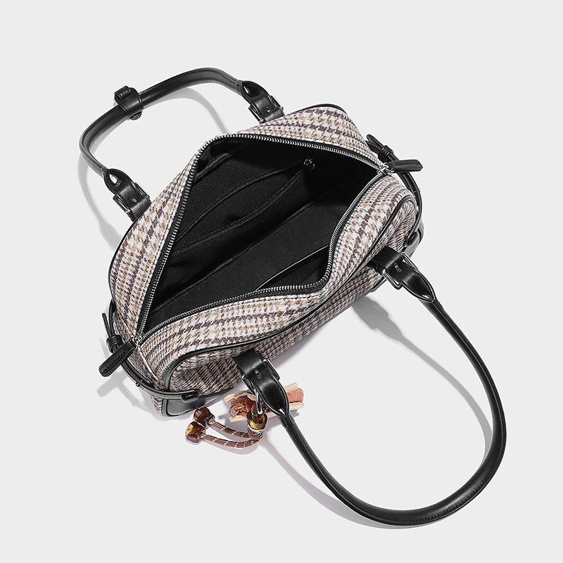 Autumn Simple Casual Big Bag 2025 New Trend Fashion Plaid Women's Handbag