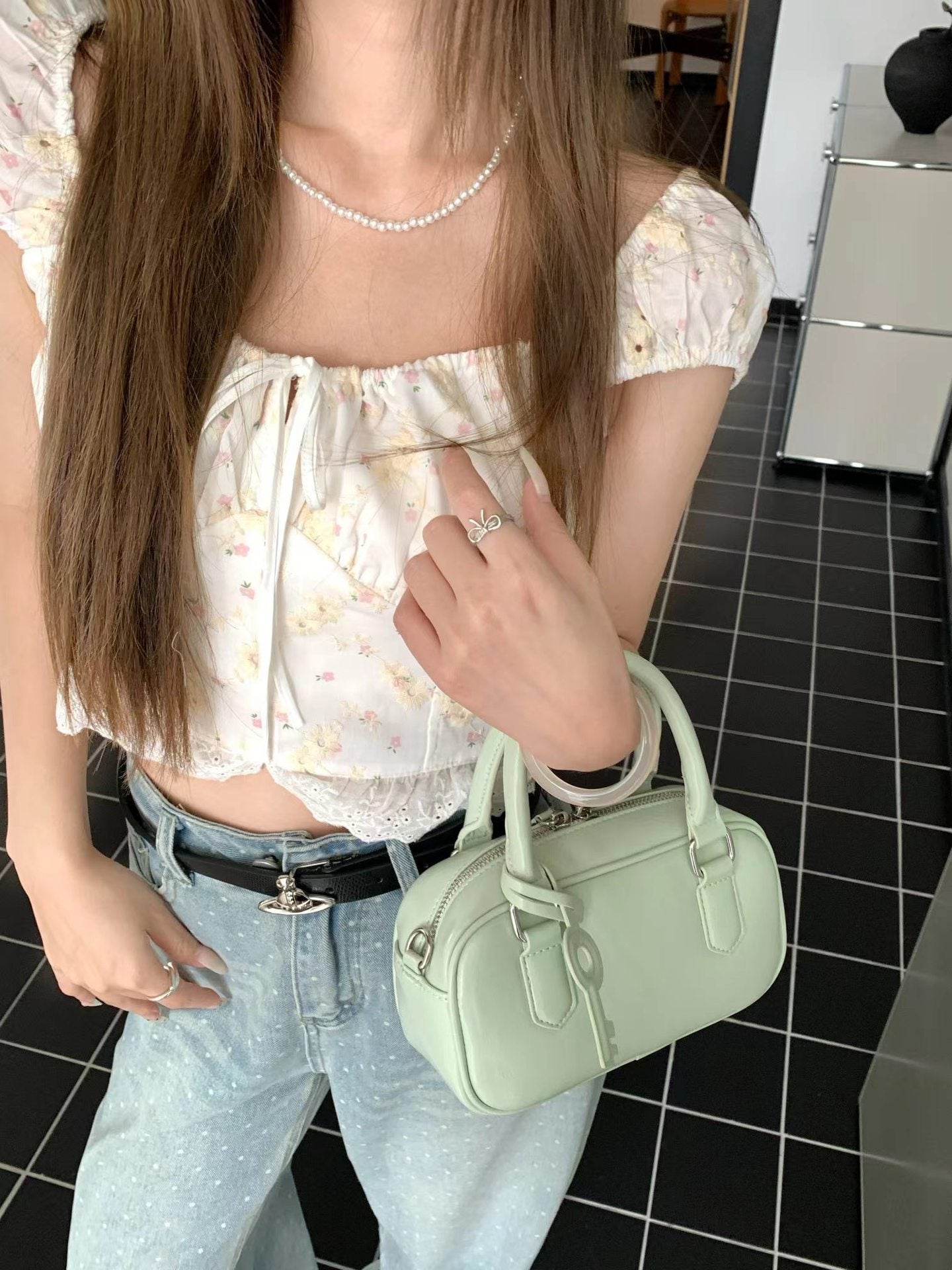 Luxury fashion design lady handbag
