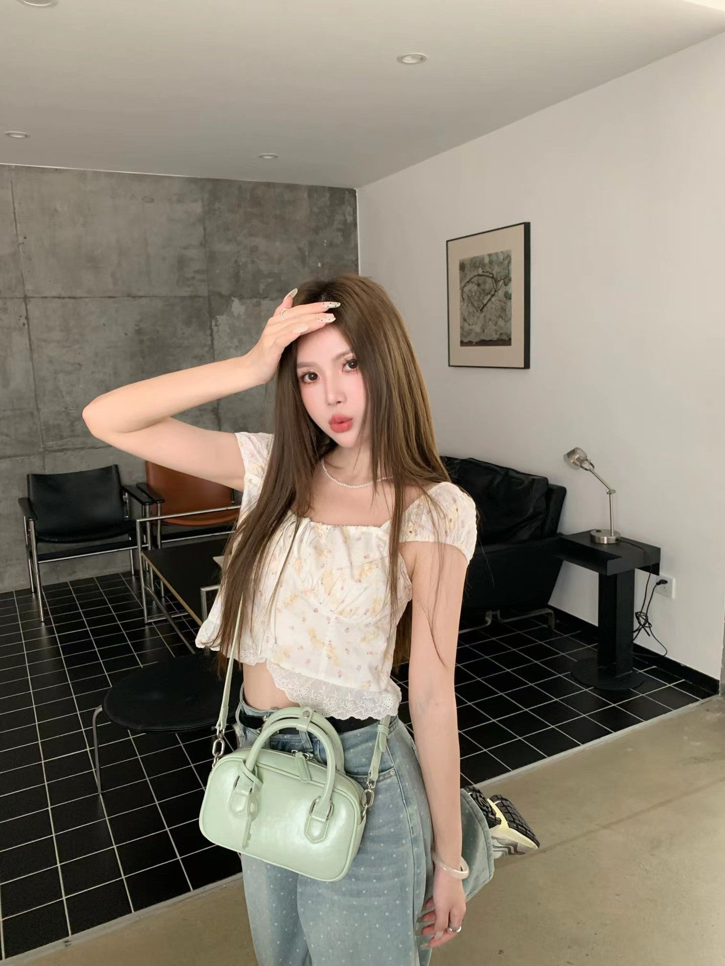 Luxury fashion design lady handbag