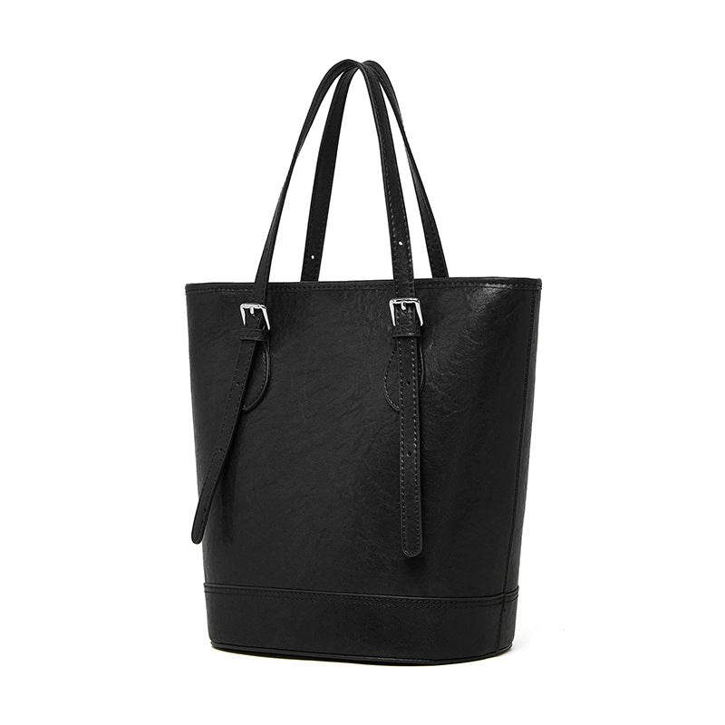 Luxury brand design women bucket bag with adjustable handle