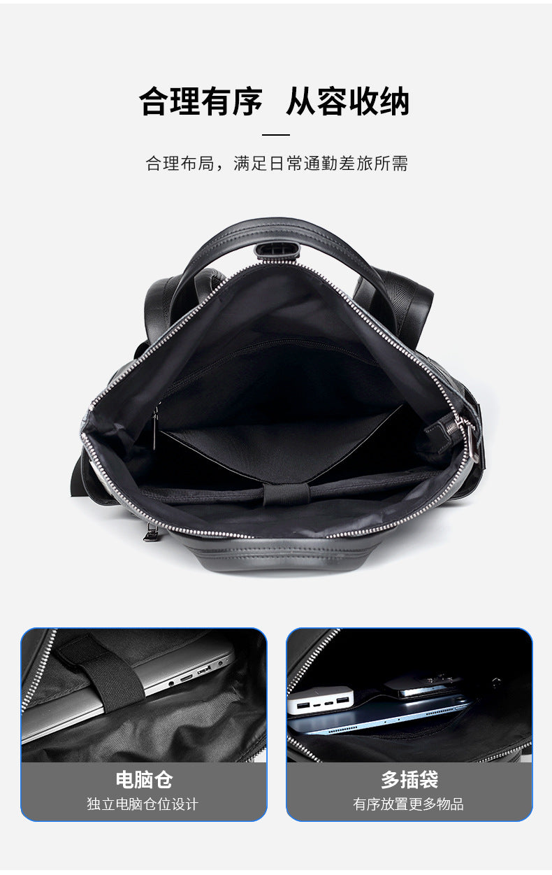 Luxury brand design customized logo men's backpack