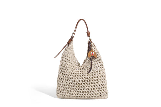 Fashion Large Capacity Handmade Straw Handbag Women Holiday Beach Casual Tote Top Handle Bags Retro Shoulder Bags