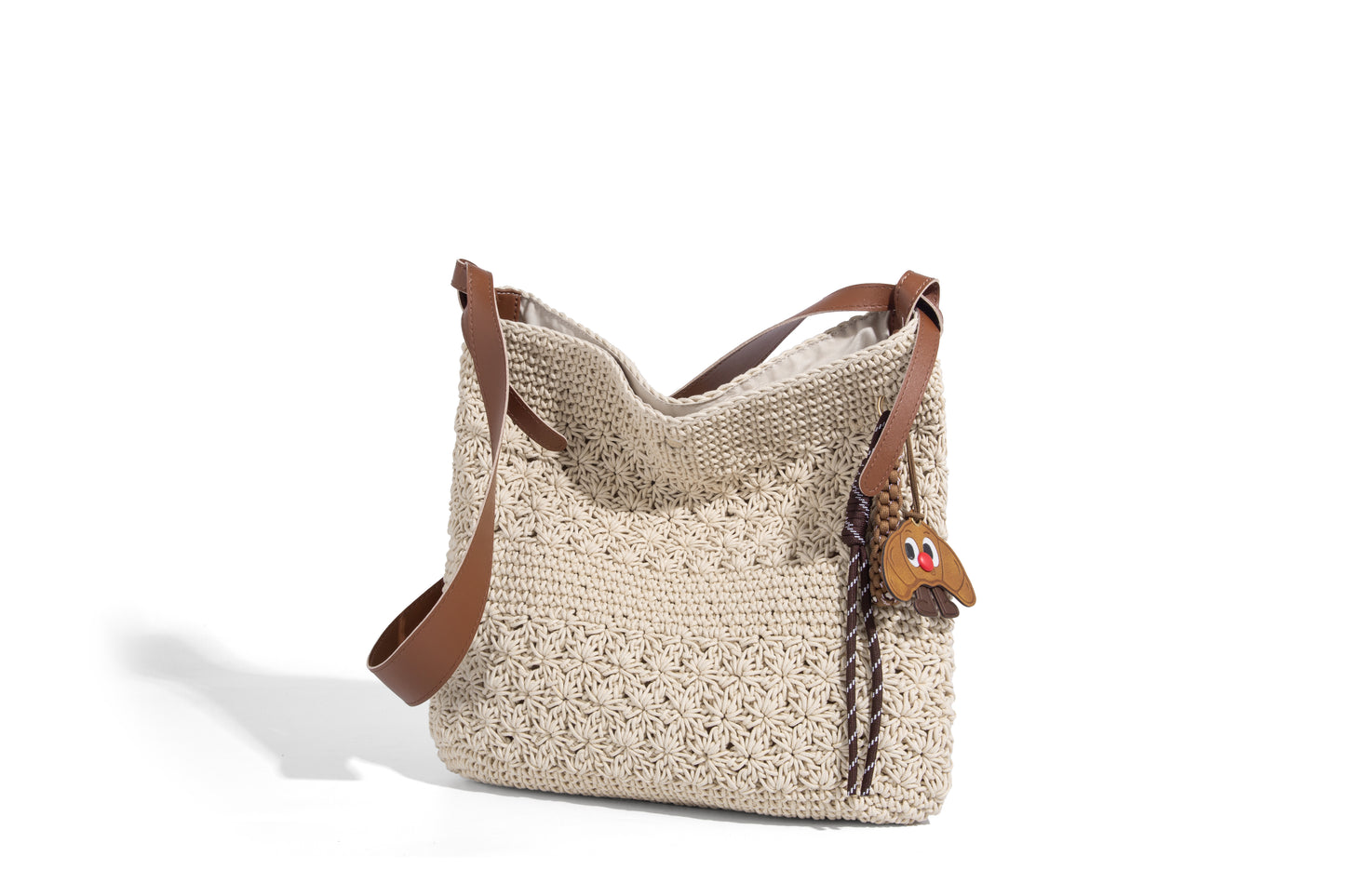 Woven fabric leisure design women's tote bag