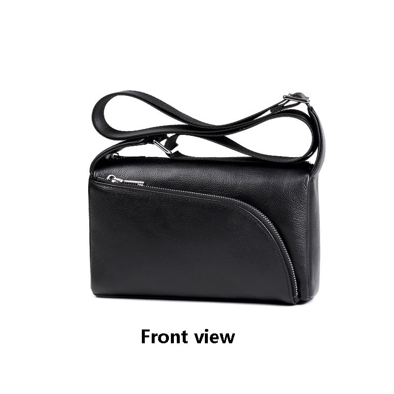 Genuine Leather Men Crossbody Bag