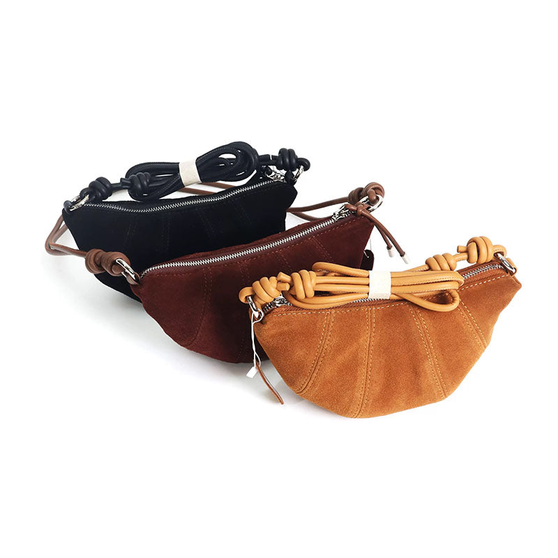 Fashion design velvet lady crossbody bag