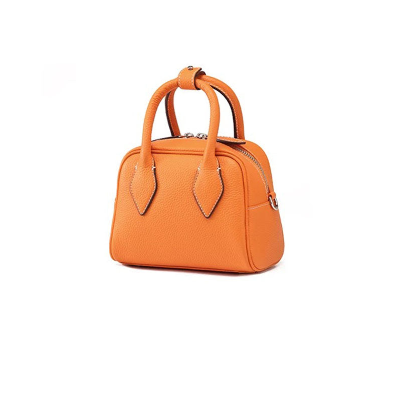 Mini size luxury brand design lady handbag with zipper closure