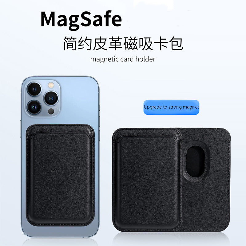 Ultra-thin phone back sticker Magsafe magnetic card holder case for iPhone