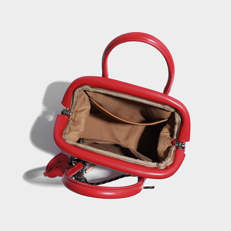 Fashionable Jelly Handbag Female Small Mini Pu Leather Women Ladies Handbag