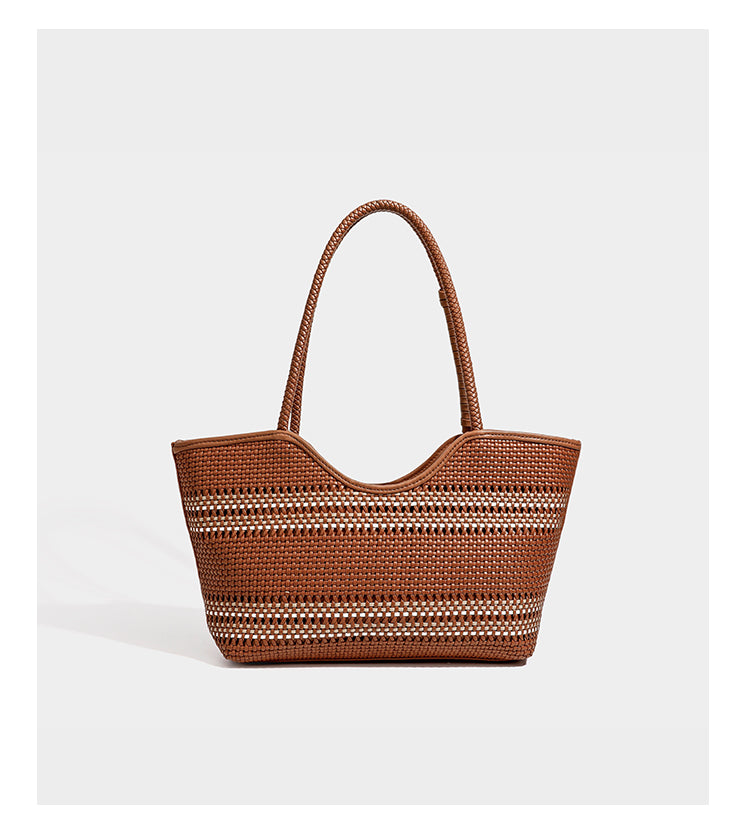 Niche fashion woven vegetable basket women's bag