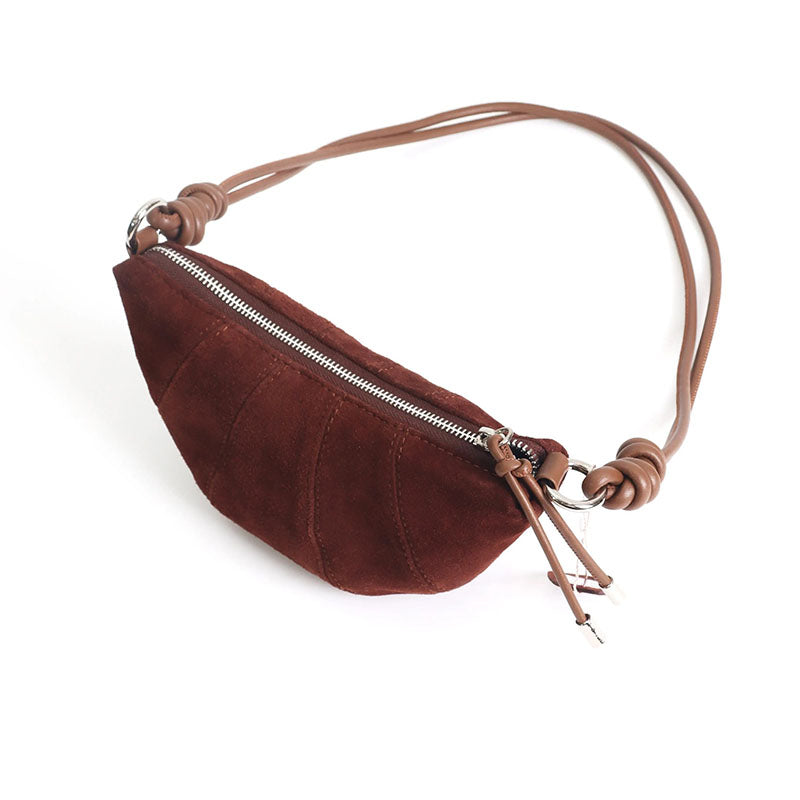 Fashion design velvet lady crossbody bag