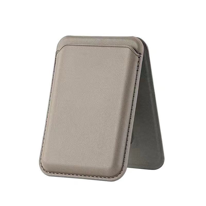 Apple 17 MagSafe phone card holder strong magnetic card case iPhone 16 foldable wallet stand