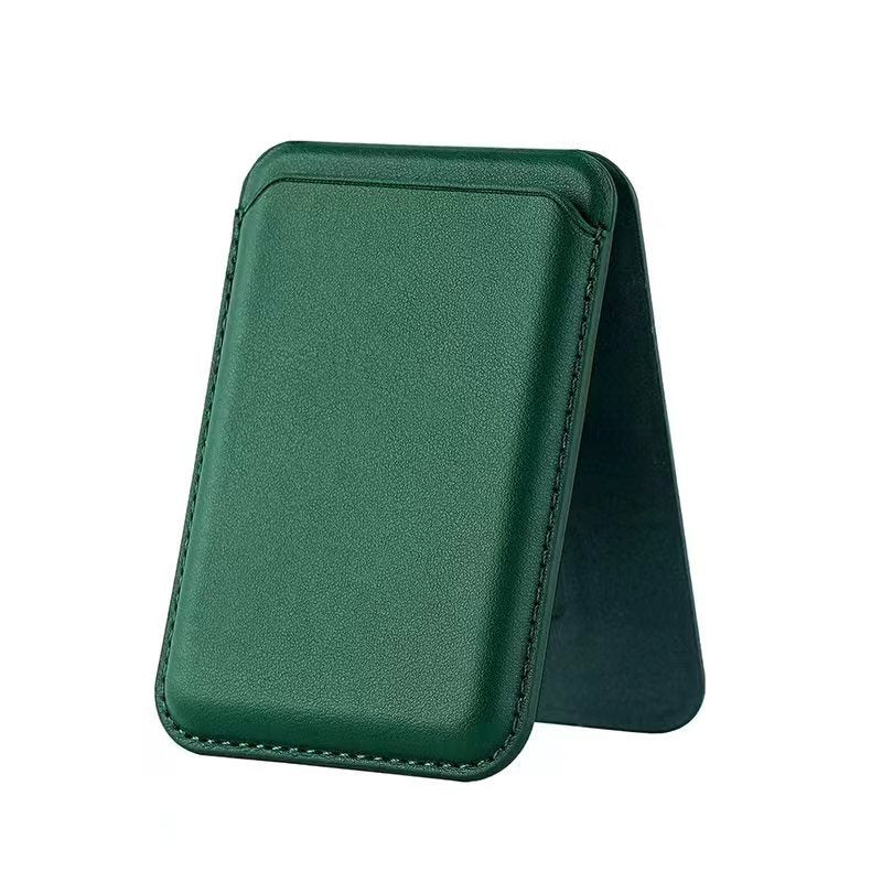 Apple 17 MagSafe phone card holder strong magnetic card case iPhone 16 foldable wallet stand