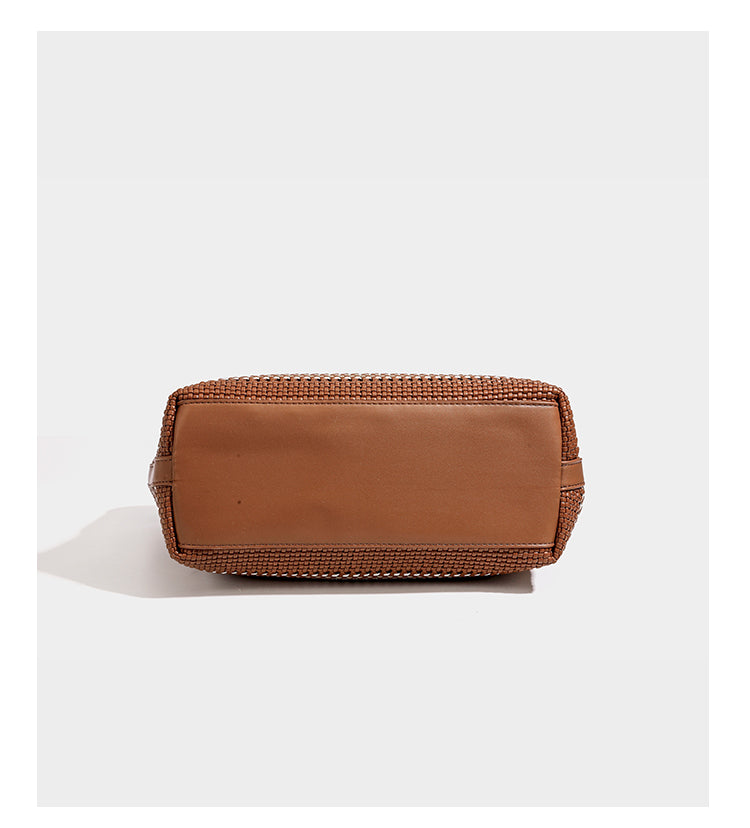 Niche fashion woven vegetable basket women's bag