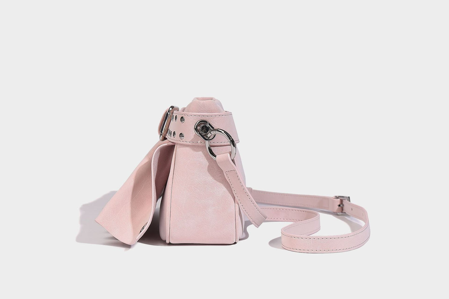 Niche pleated bag women's 2025 new fashion versatile crossbody retro shoulder bag