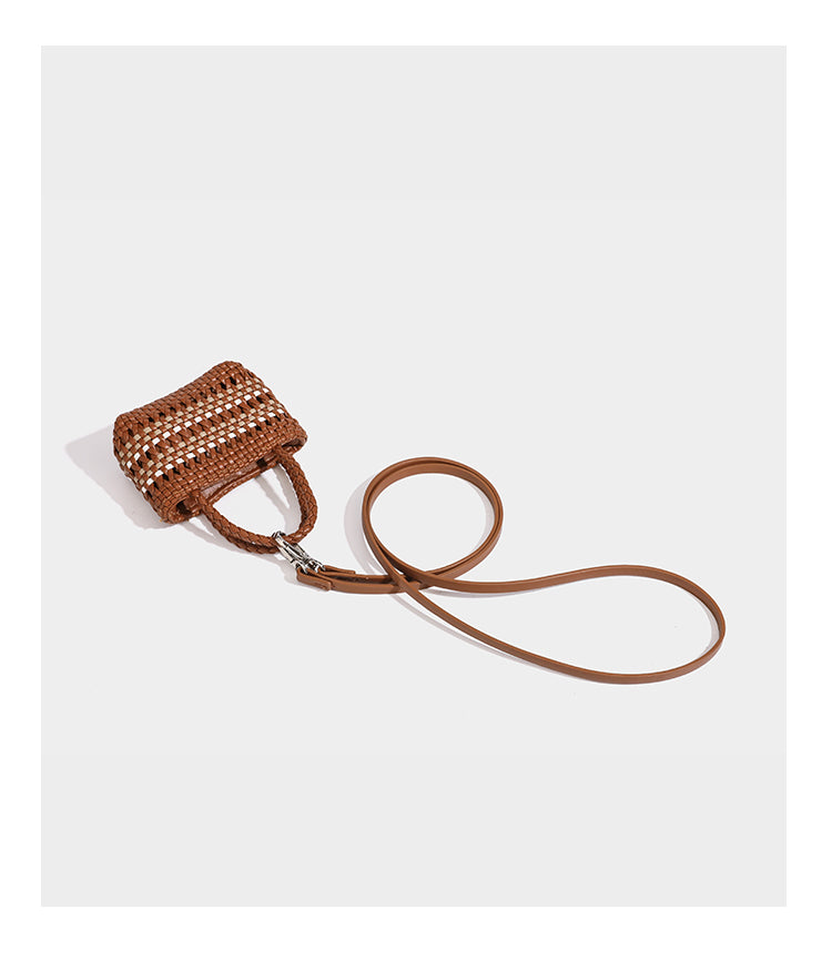 Niche fashion woven vegetable basket women's bag
