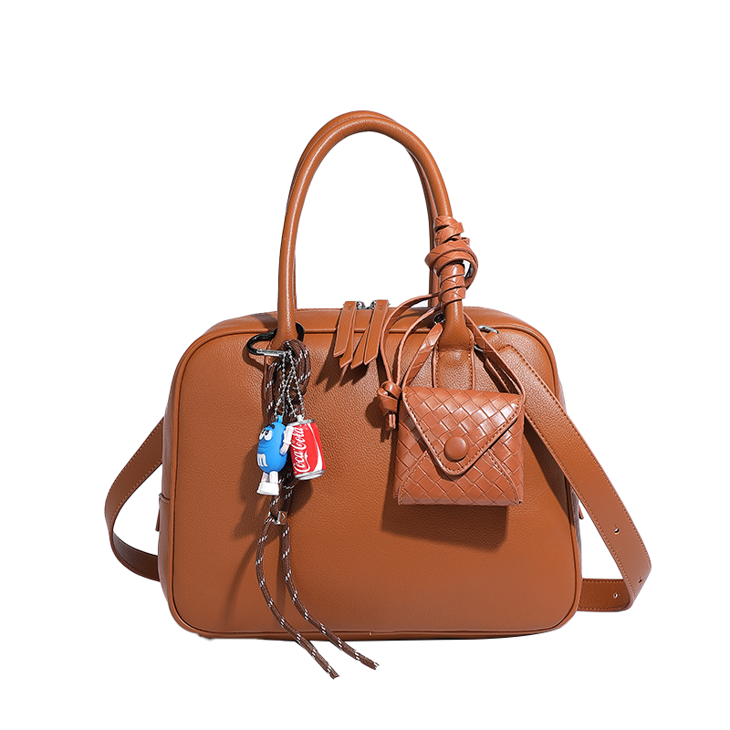 Fashionable vegan leather lady purse