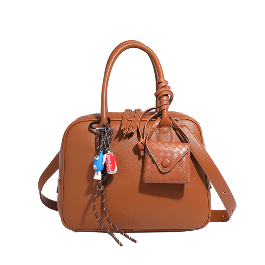 Fashionable vegan leather lady purse