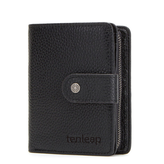Crazy Horse Leather Men's Wallet Genuine Leather Clutch