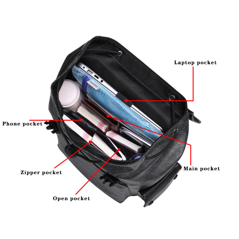 NYC Luxury fashion men design laptop backpack