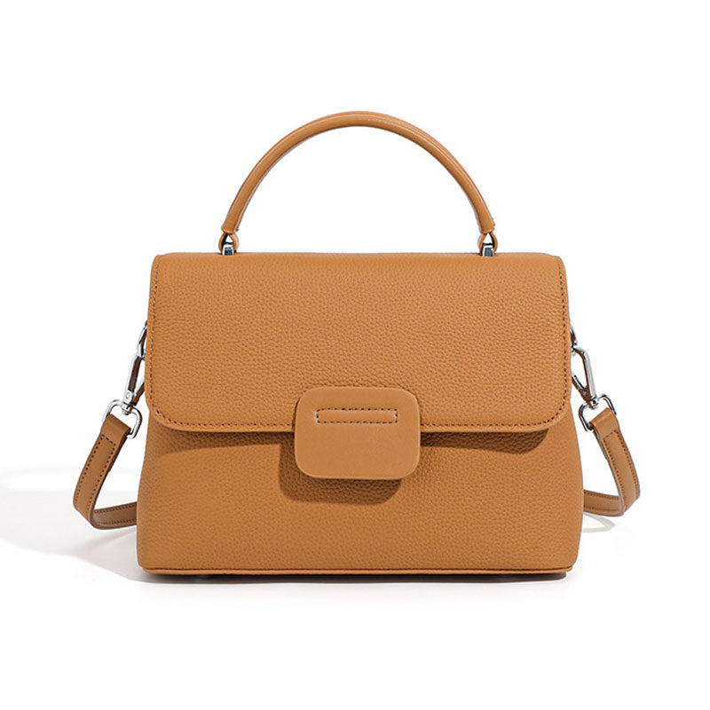 Casual Design Portable Lady Handbag with Detachable Long Strap
