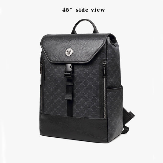 High Quality Luxury Design Full Monogram Pattern Logo Around the bag body Men's Backpack Book Bag