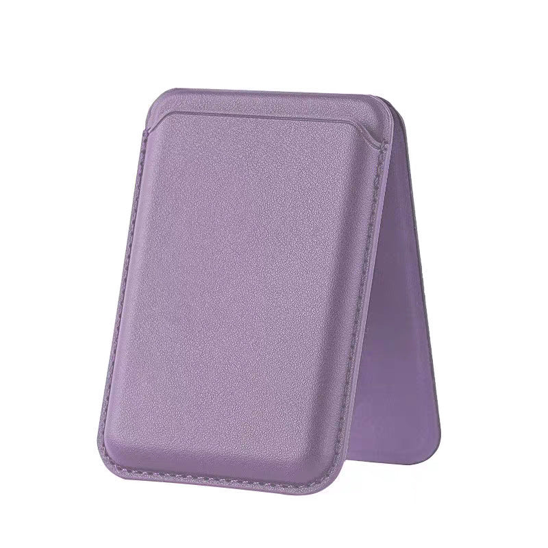 Apple 17 MagSafe phone card holder strong magnetic card case iPhone 16 foldable wallet stand