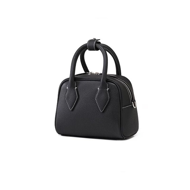 Mini size luxury brand design lady handbag with zipper closure