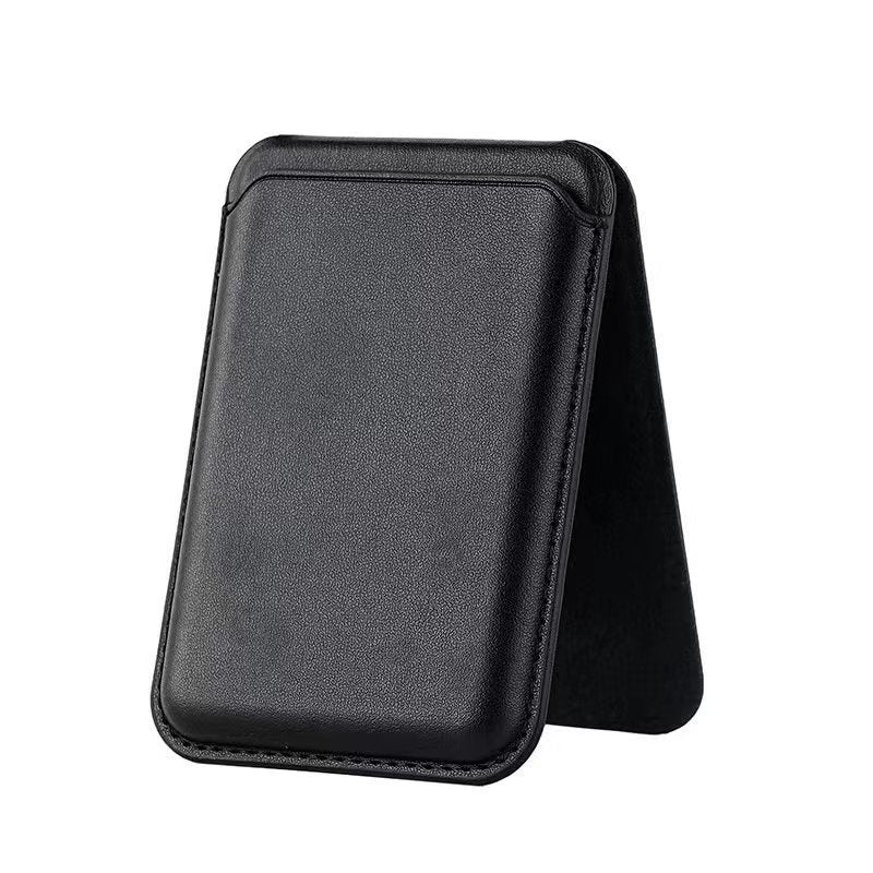 Apple 17 MagSafe phone card holder strong magnetic card case iPhone 16 foldable wallet stand