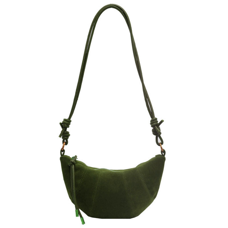 Fashion design velvet lady crossbody bag