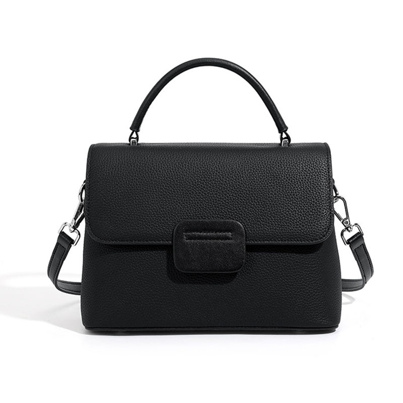 Casual Design Portable Lady Handbag with Detachable Long Strap