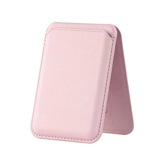 Apple 17 MagSafe phone card holder strong magnetic card case iPhone 16 foldable wallet stand