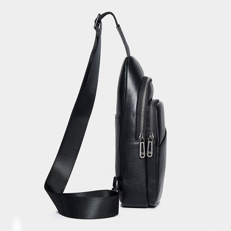 Luxury brand design chest bag with adjustable shoulder strap