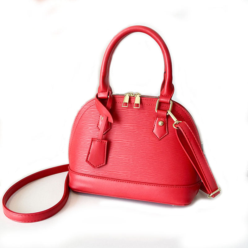 Candy Color Lady Bag Portable Shell Shape Satchel Handbag
