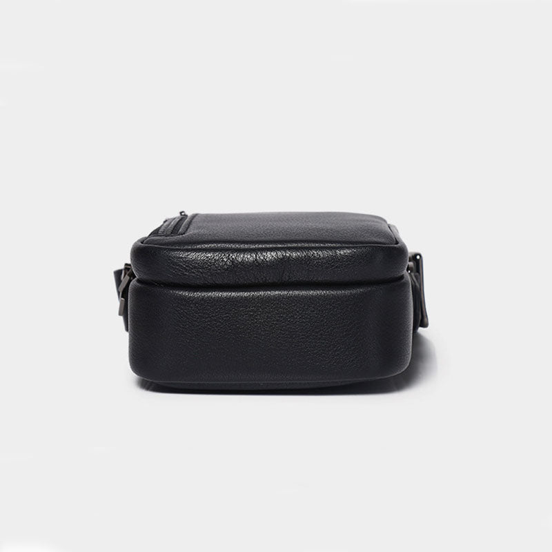 Fashion design Cowhide leather crossbody bag for men