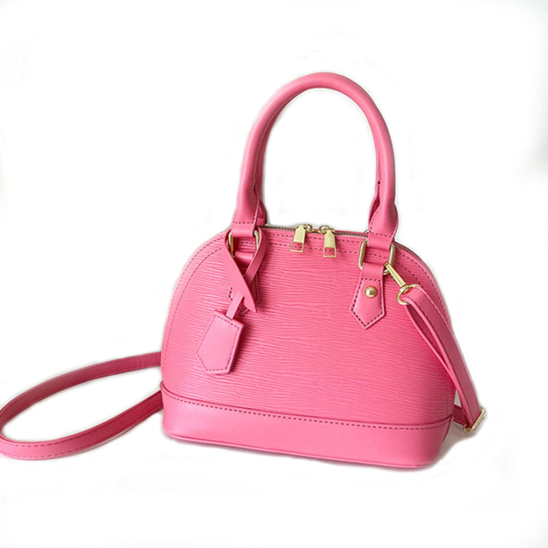 Candy Color Lady Bag Portable Shell Shape Satchel Handbag