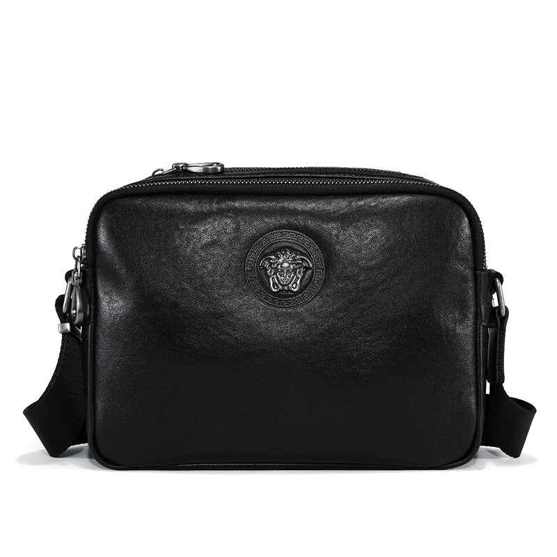 Vintage Men Leather Crossbody Shoulder Bag