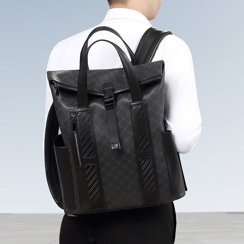 Luxury brand design customized logo men's backpack